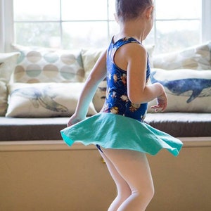 Ocotillo Playsuit Leotard Leo Swim Swimsuit PDF Sewing Pattern Toddler Child Tween Girl image 5