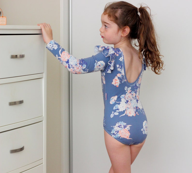 Ocotillo Playsuit Leotard Leo Swim Swimsuit PDF Sewing Pattern Toddler Child Tween Girl image 6