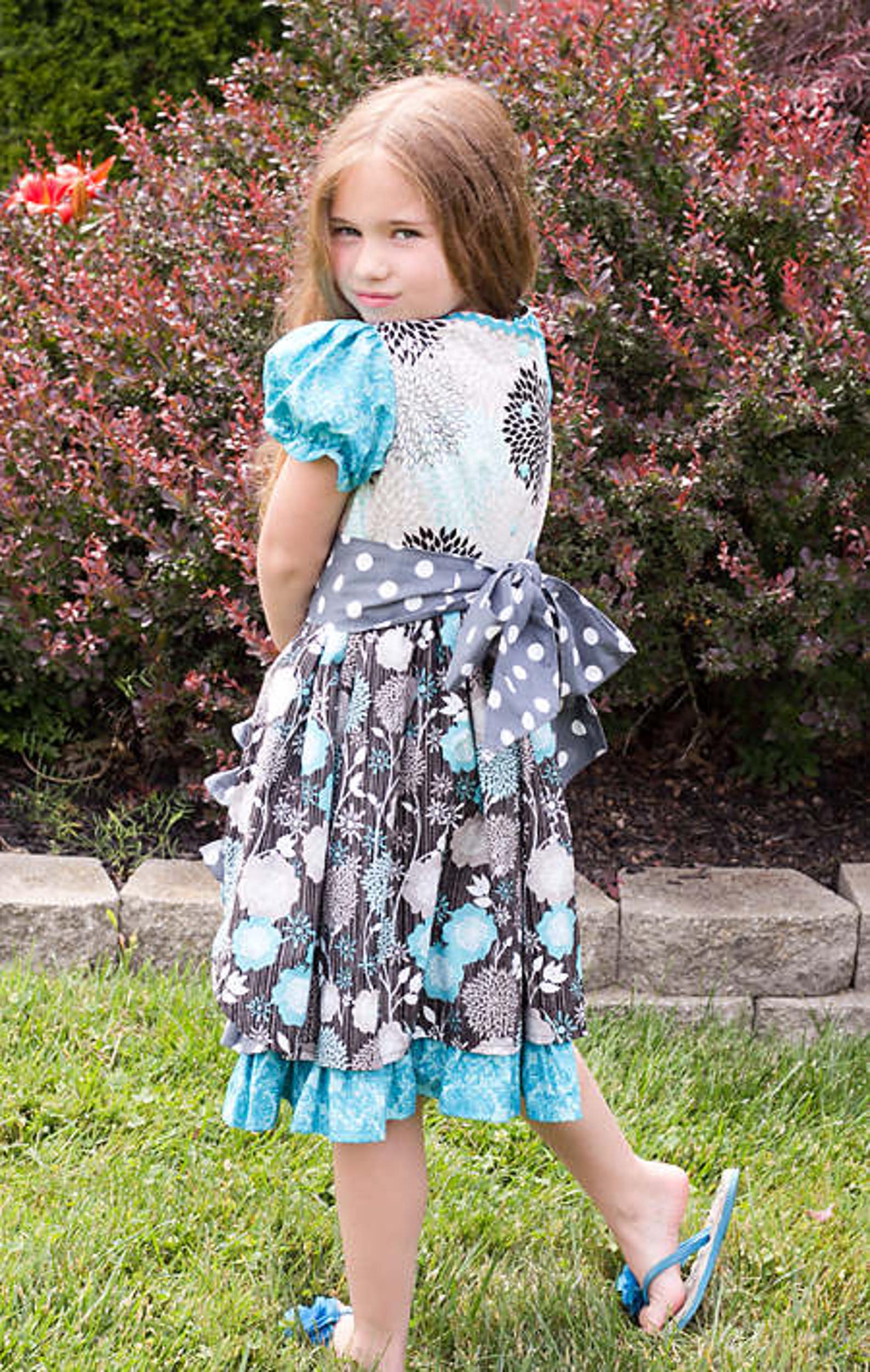 The Amelie Dress PDF Sewing Pattern Size 12 Month 8 Girls Etsy