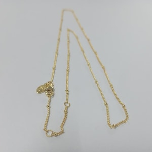 New PANDORA SHINE Beaded NECKLACE Ale Gold + pouch
