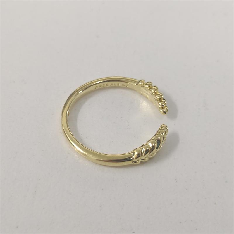 Jewellery Open Grains Ring Wheat Grains Wishbone Ring Pandora Open