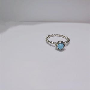 pandora december blue turquoise birthstone ring size 50 ale