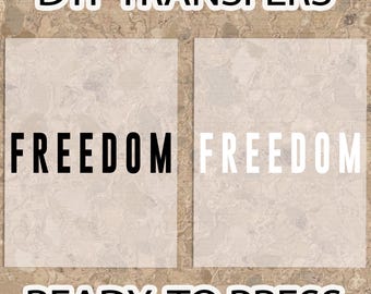 Freedom Charlie Kirk Ready To Press DTF, Minimalist Freedom Iron On, Charlie Kirk Assassination, Human Rights DTF for Shirts