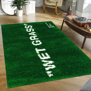 Wet Grass Rug, Grass Rug, Popular Rug, Wet Grass, Green Rug, Custom Rug, Modern Rug, Rugs for Living Room, Area Rug, Home Decor Rug, Office
