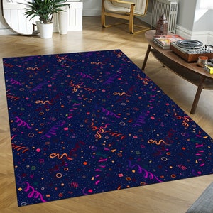 Arcade Rug, Arcade Decor, Arcade Carpet, Arcade Room Rug, Arcade Bar Rug, Bowling Alley Carpet, Abstract Area Rug, Lasertag rug