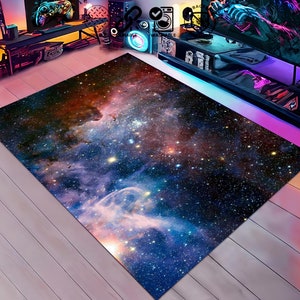 MİLKY WAY RUG, Space Rug, Galaxy Rug, Starry Sky Rug, Stars Rug