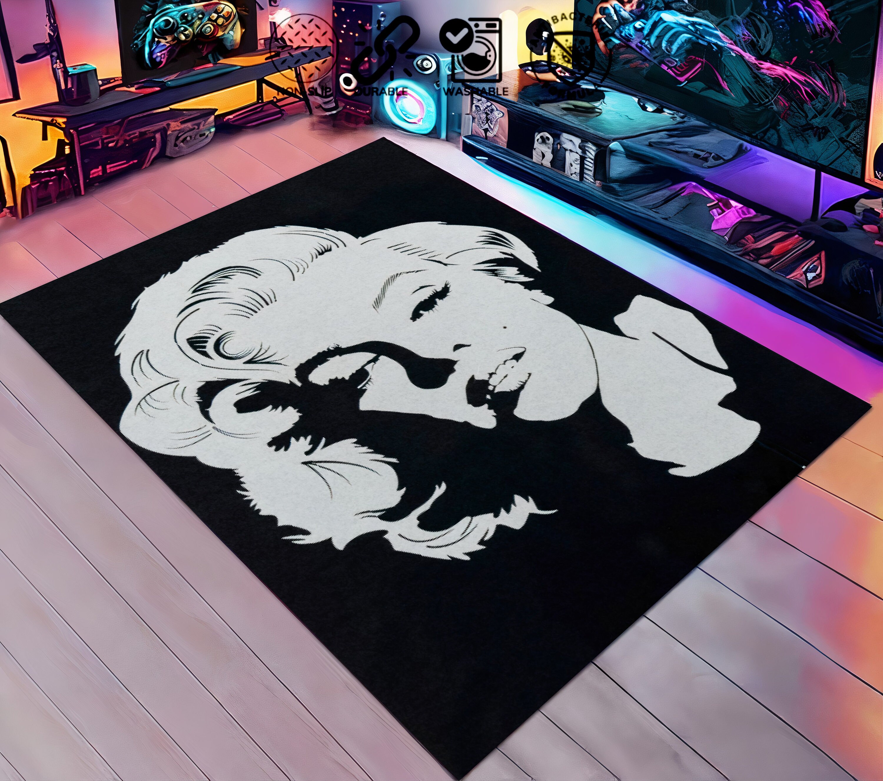 マリリンモンローのカーペット マリリンモンローのカーペット Marilyn Monroe Rug - Etsy
