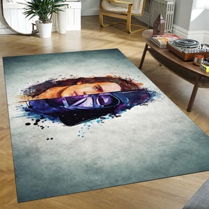 Anakin Skywalker Darth Vader Split Face Matta Akvarellkonst Mörka sidan Vardagsrum