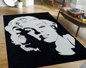 Pop Art Marilyn Monroe Rug, Non-Slip Floor Mat (Living Room)