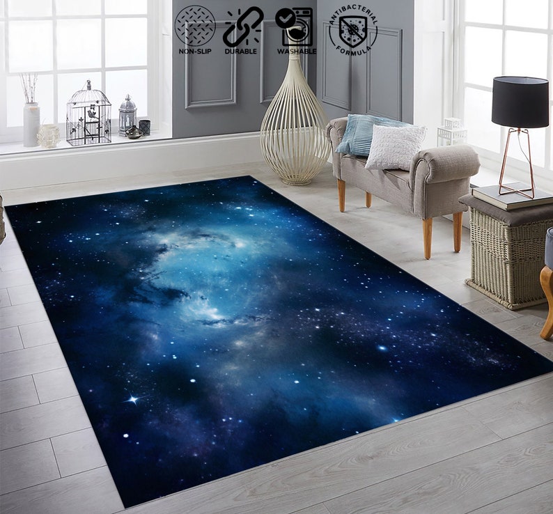Galaxy Rooom Galaxies Rug Large Space Rug, Sky Rug, Galaxy Rug, Milky Way Rug, Space ...