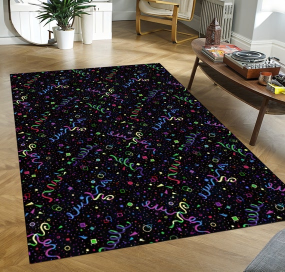 Arcade Carpet Rug: Retro Gamer Room Decor (bowling Alley Style) - Etsy