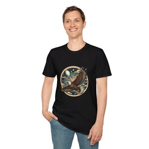 Vintage Eagle Design Tee | Classic American Eagle Art | Retro Graphic Tee