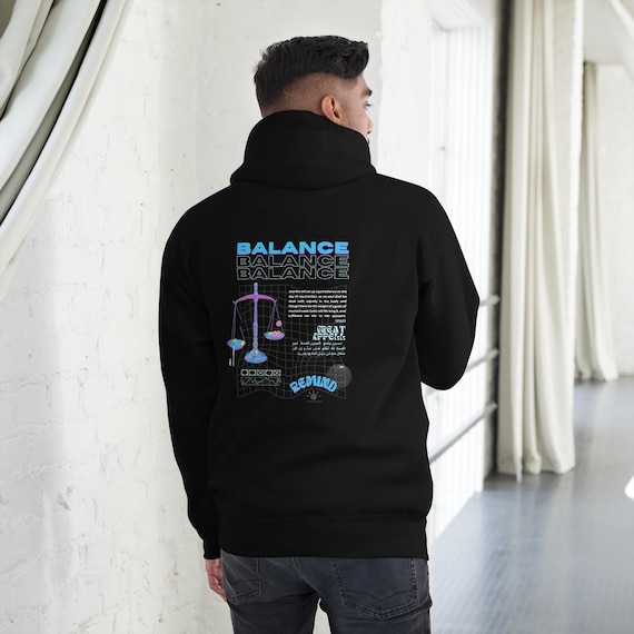 Balance - Statement Hoodie with Meaning Islam Muslim Religion Quran
