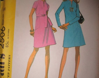 Items Similar To Vintage 1960s Mccalls Dress Pattern 9363 On Etsy