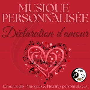 Declaración de amor personalizada: canción emotiva personalizada y única | Música romántica | Regalo Original de Pareja | Carta de amor
