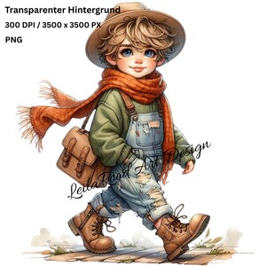 Cute boy running clipart, cute quirky boy, digital art, junk journal, paper craft, scrapbooking, illustration