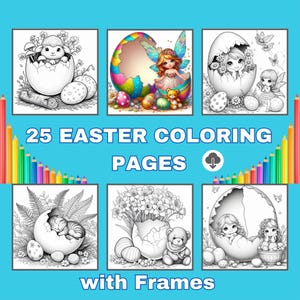 Easter coloring pages, coloring templates, motifs and coloring pictures, coloring pages for children, coloring pages