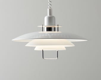 Belid Primus II rise and fall pendant lamp, 1980&#39;s