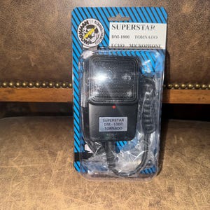 Workman Superstar DM-1000 Tornado Echo Microphone For CB Ham Radio 4 Pin