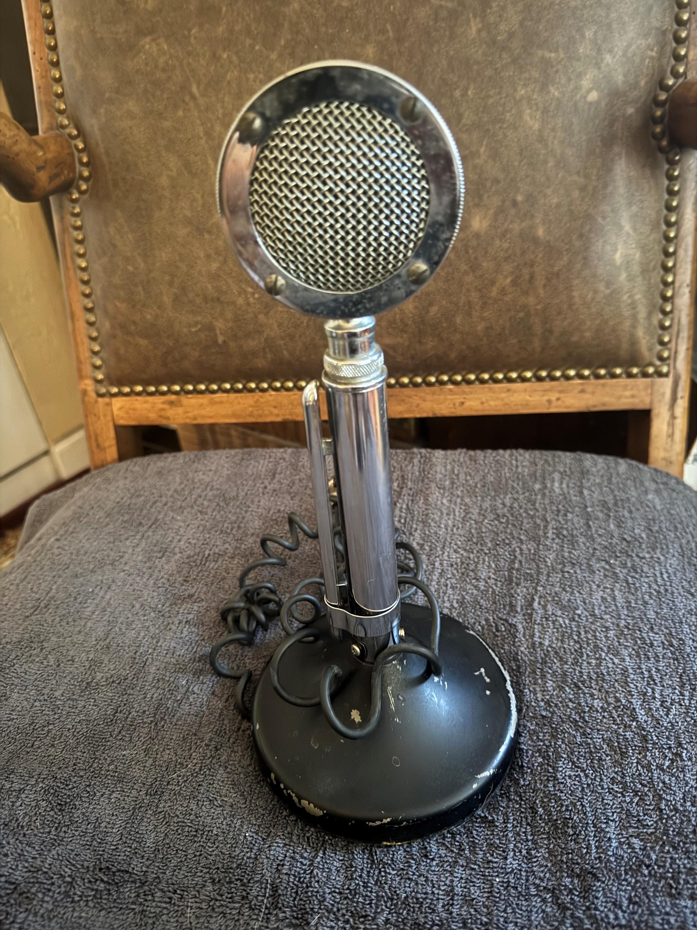 Astatic D-104 Amplified Microphone Powered Ham CB Radio 4 Pin Desktop ...