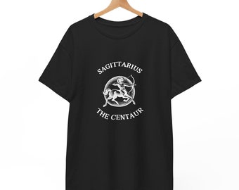 Sagittarius The Centaur Tee, Unisex Zodiac Shirt, Astrology Top, Star Signs Apparel, Horoscope Clothing, Constellation T-Shirt