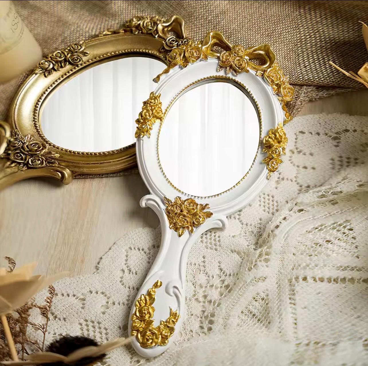 Gold Handheld Mirror - Etsy
