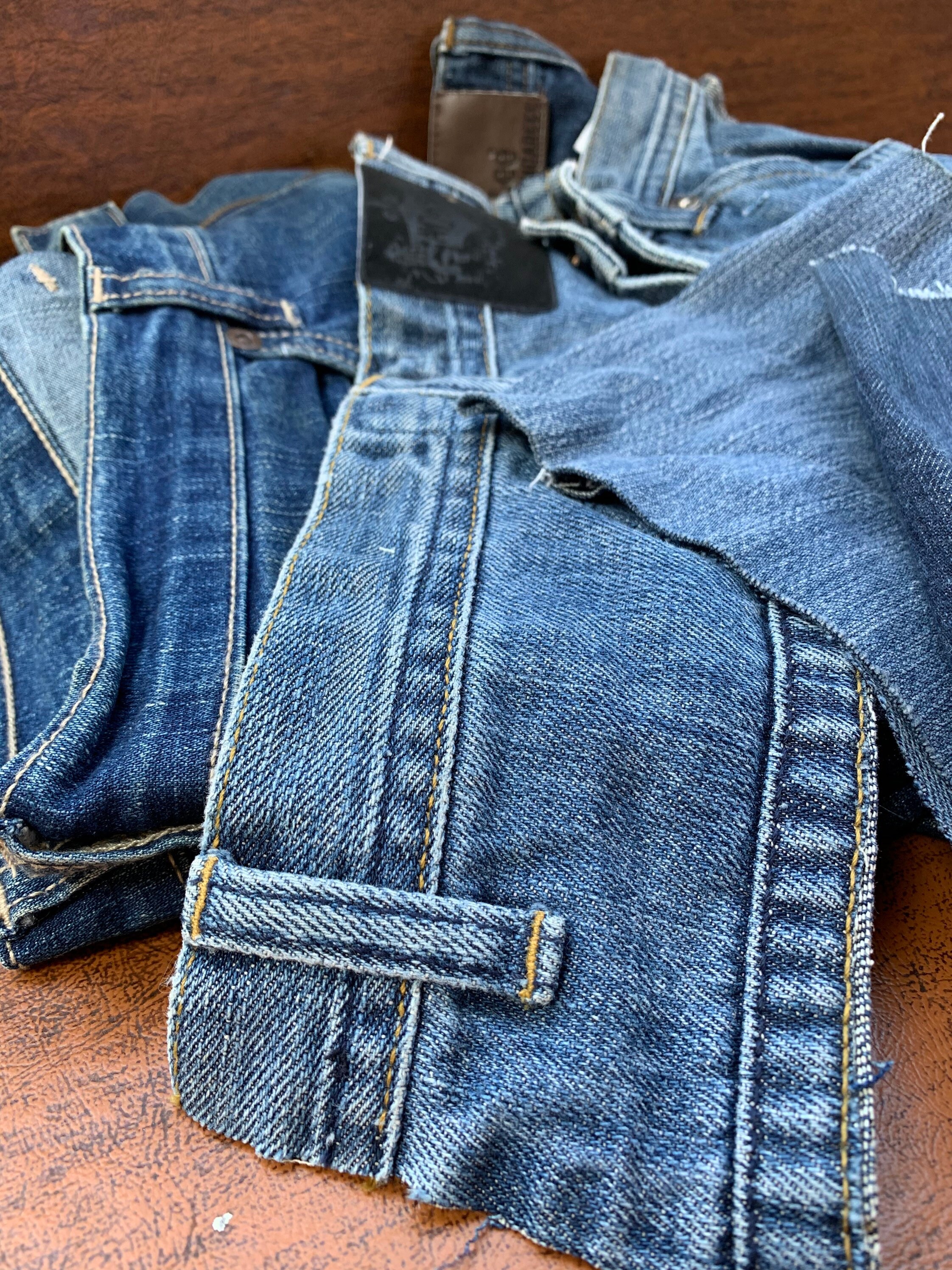 Denim Scrap Bundle - Etsy