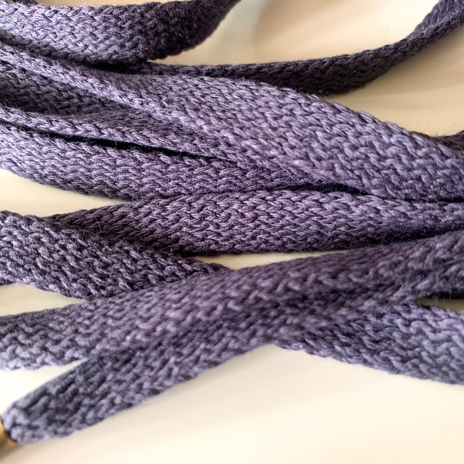 Denim Blue Shoelaces W/metal Tips Etsy