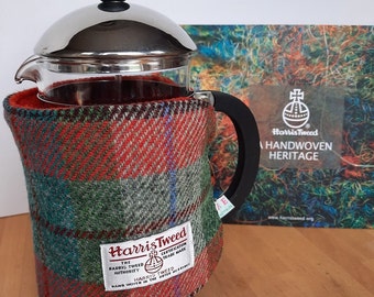 Harris Tweed Cafetiere/French Press Cosy - Assorted Plaids
