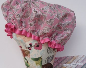 Shower Hat/Cap - Liberty Of London Art Fabric - various