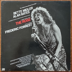 Bette Midler - The Rose Original Soundtrack Recording vinyl record