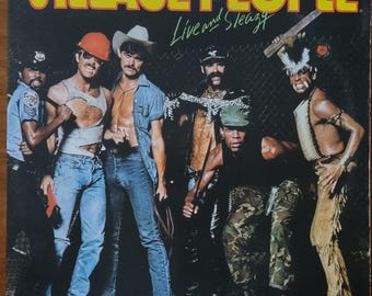 レコード17枚　【年代物】海外 Village People Live and Sleazy 初回プレス ヴィンテージ ダブル