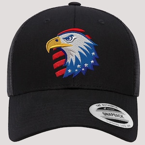 Eagle hat,embroidered caps,usa trucker cap,usa flag hat,army veteran hat.