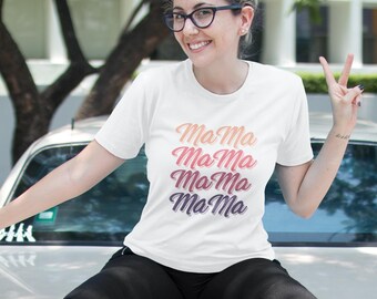 Mama T-Shirt, Personalized Mother's Day Gift