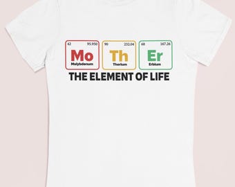 Mother's day tee,chemical elements,custom nana gift,Custom Grandma Shirt,Personalized Mom.
