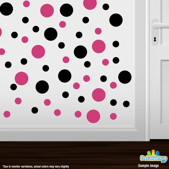 52 Hot Pink Vinyl Star Shaped Bedroom Wall Decals Stickers Stars Teen Kids  Baby Nursery Dorm Room Removable Custom Made Easy to Install 