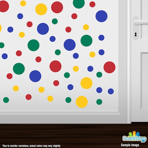 Wall Decals Funky Circles Vinyl Stickers Art Graphics Custom Etsy