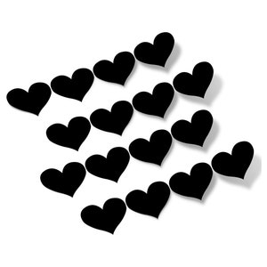 Choose Color and Size - Heart Vinyl Wall Decal Stickers - hearts love shape - Removable Adhesive - nursery decor - Valentine&#39;s Day