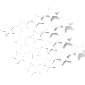 White Star Vinyl Wall Decals: Removable Adhesive Decor