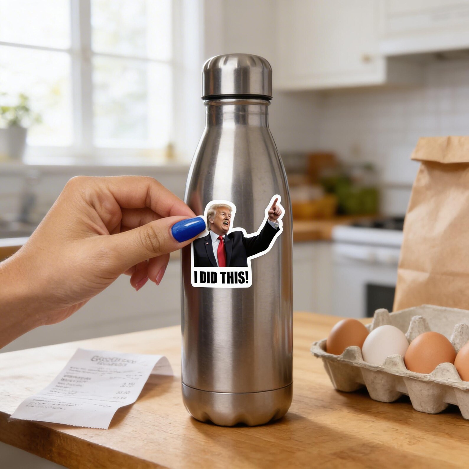 Trump I Did This Stickers Funny Political Humor Stickers, Gloss Vinyl ...