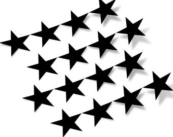 Choose Color and Size - Stars Vinyl Wall Decal Stickers - star - Removable Adhesive - Safe on walls