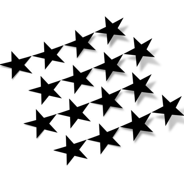 Choose Color and Size - Stars Vinyl Wall Decal Stickers - star - Removable Adhesive - Safe on walls
