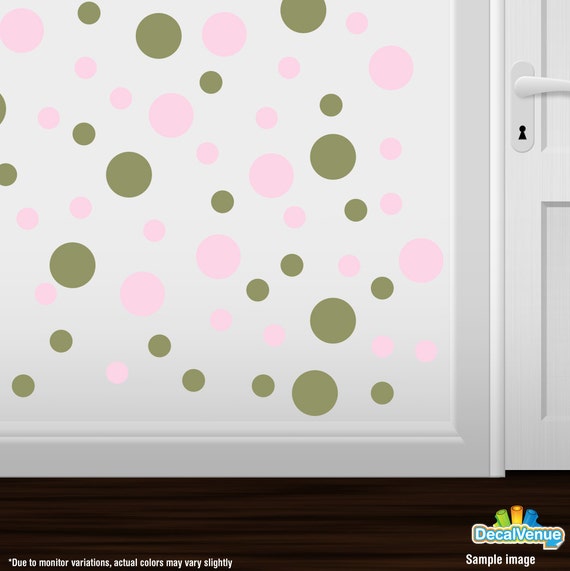 200 of 2/" Purple Polka Dots Circle Peel Stick Removable Wall Vinyl Decal Sticker