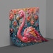 Flamingo Mosaic Jewels Printable Art Digital Download, Wall Art Print ...