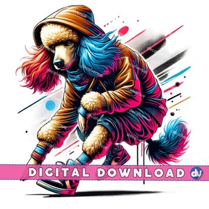 POODLE VARIETY  6冊セット Poodle 30 Hip Hop Cool Digital Images 400 Dpi Great Designs