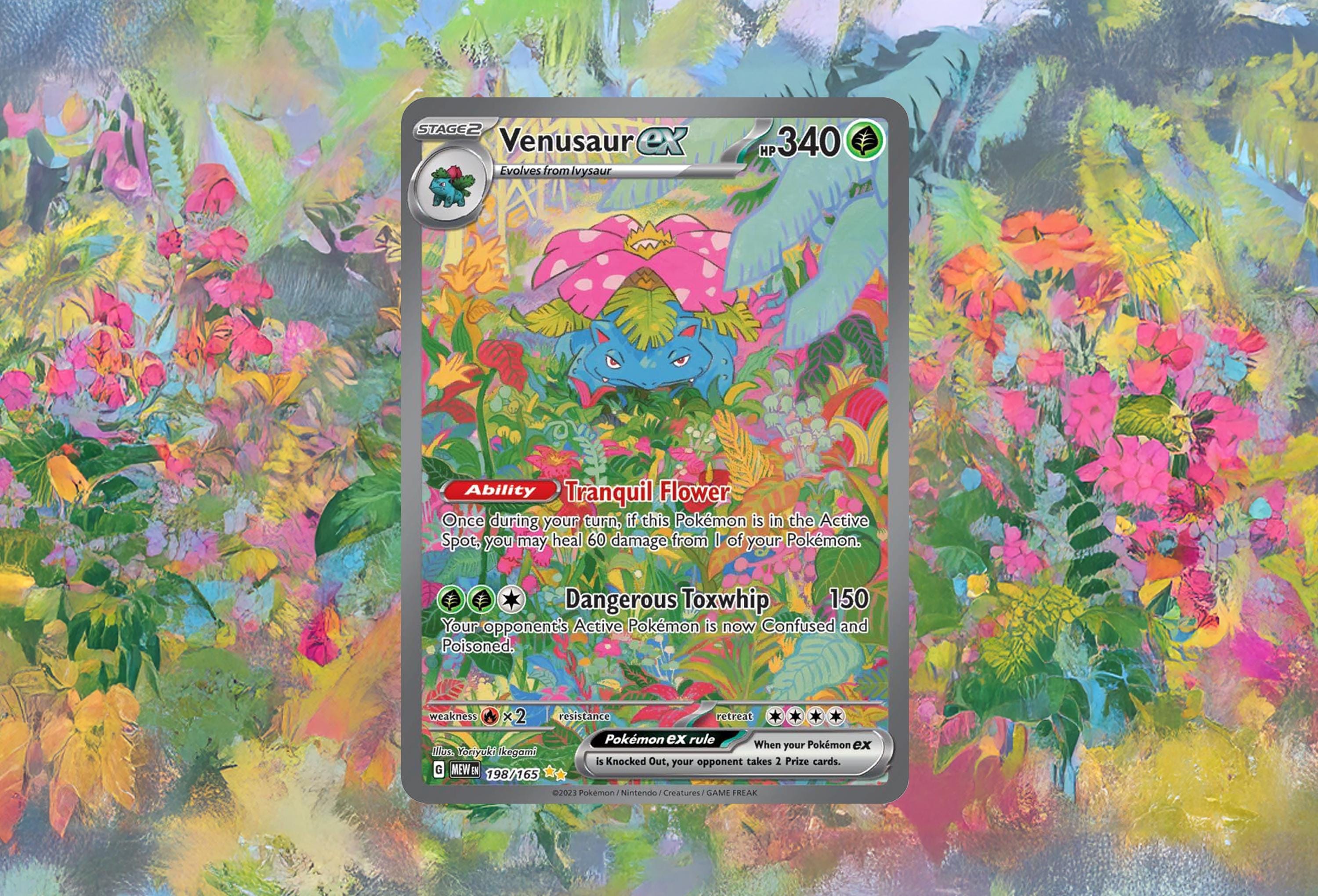Pokémon Card Art Extension Digital File Venusaur - Etsy