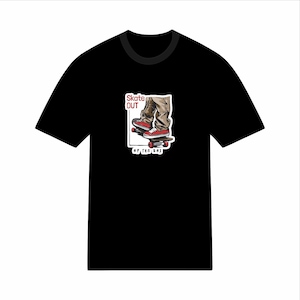T-shirt skate con motivo "Skate Out The Box", 100% cotone, stile urbano e audace, design unico per gli amanti dello skateboard e dell'originalità