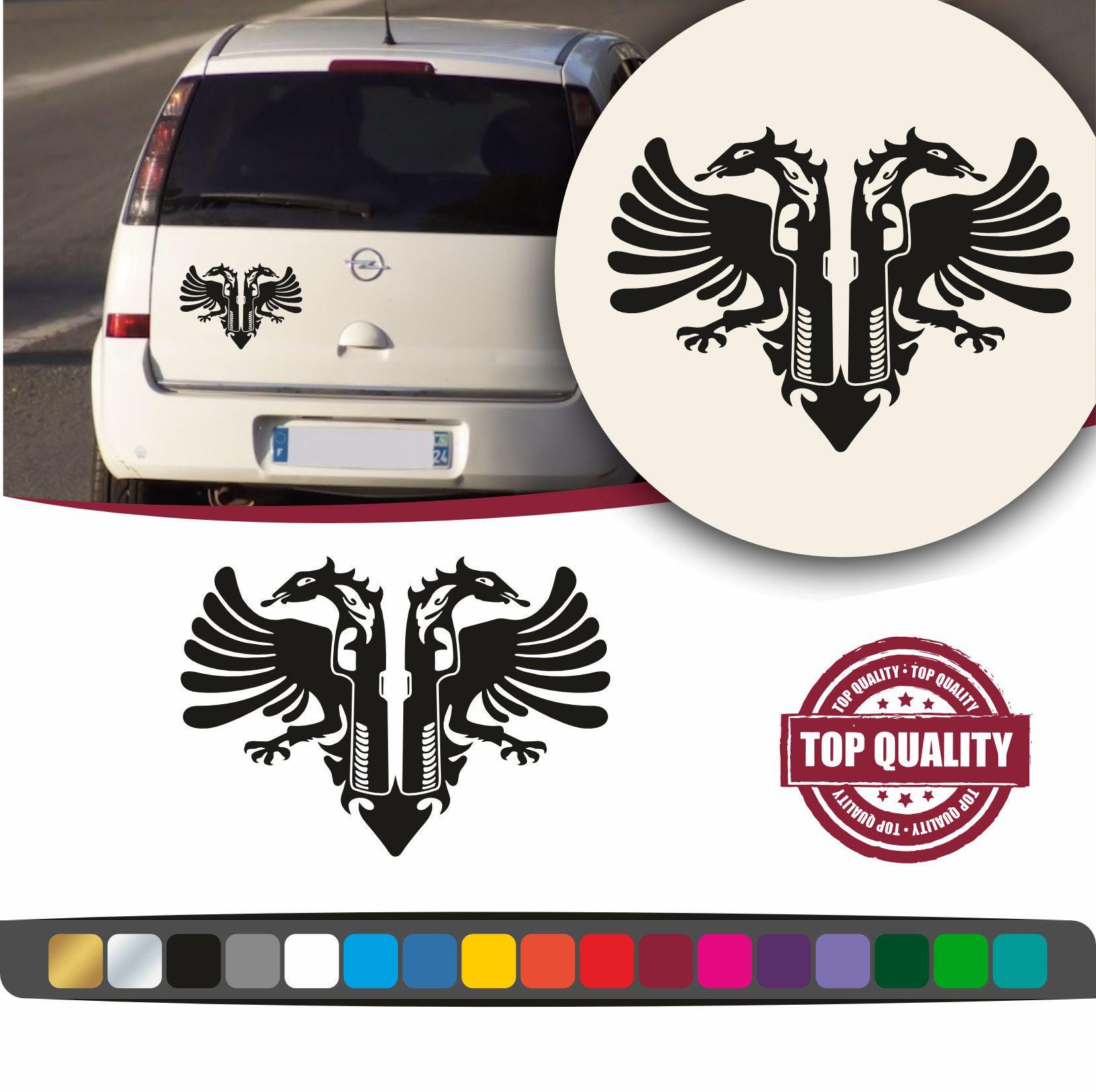 Kuq E Zi Shqipe Albanian Roots Albania Double Eagle T-Shirt - Foto 6