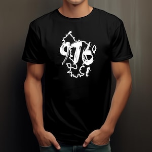 T-shirt unique avec la carte de la carte de Mayotte.  T-shirt Unisexe exclusif carte Mayotte 976 parfait pour les amoureux de l’île