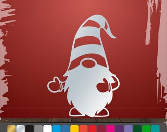 Elf Christmas Stickers For windows and walls, Adhesive vinyl Christmas window sticker, Interior and exterior decoration Elf